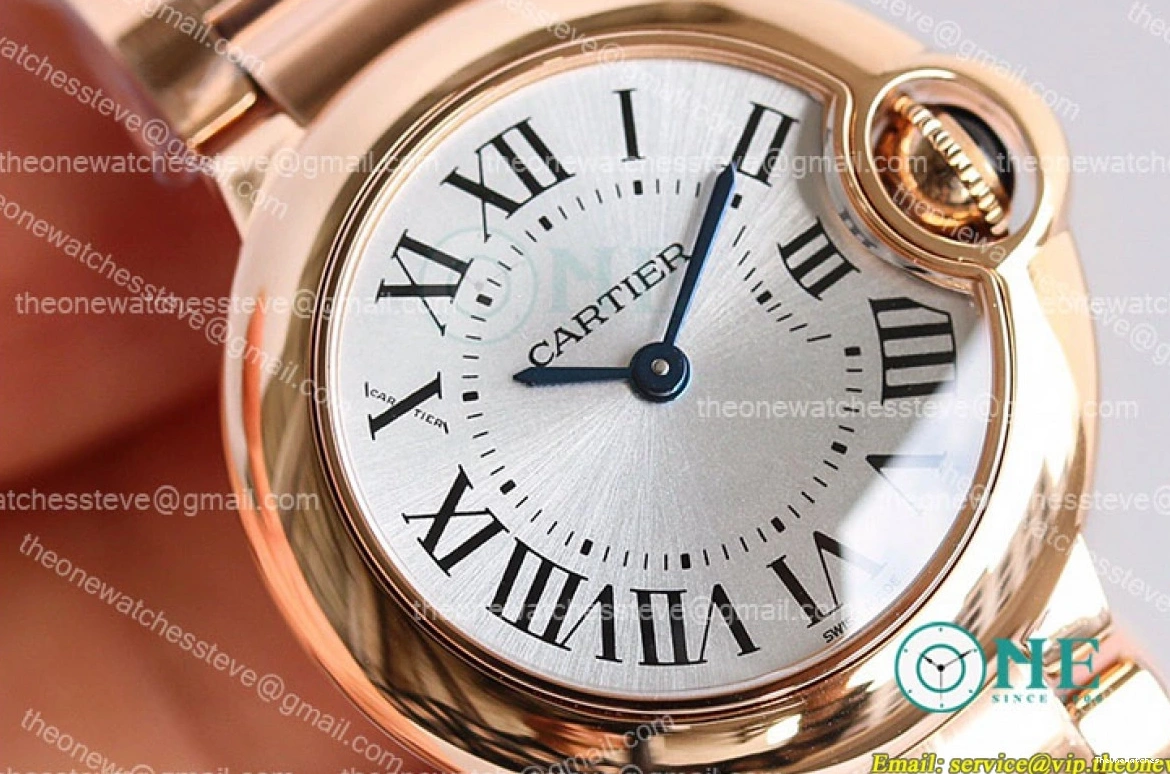 Cartier Ladies Balon WG880007 28mm – De Swiss RG Quartz Bleu 3KF Cartier RG 1223